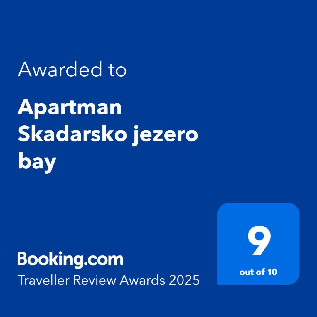 Apartman Skadarsko Jezero Bay Vranjina Esterno foto